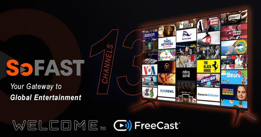 SoFAST and Freecast to onboard 13 channels