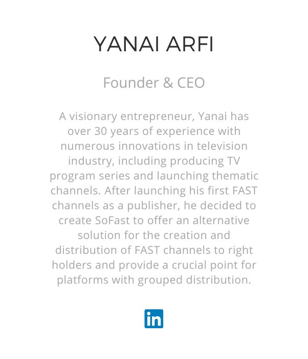 YanaiARFI_CEO SoFast_Linkedin